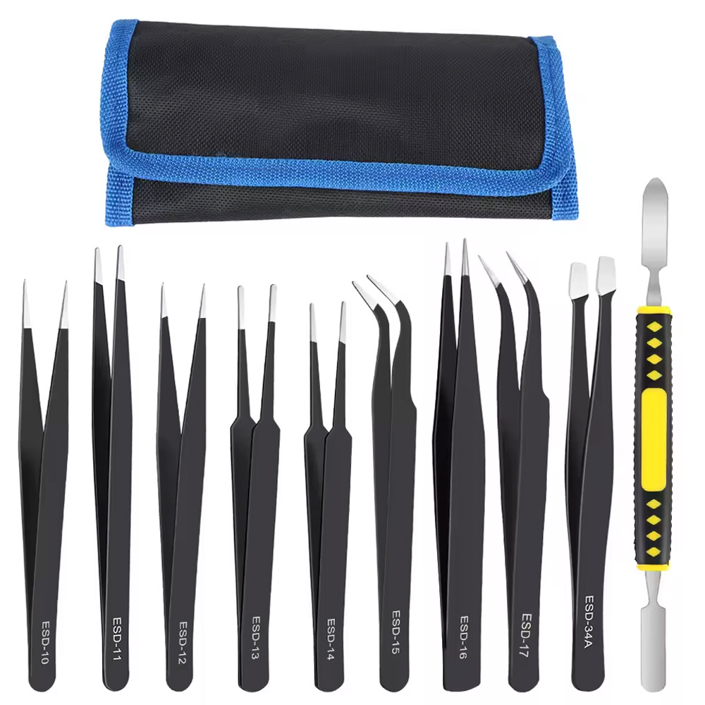 Electronics Repair Services - 10 Pz/set Pinzette Di Precisione Antistatiche