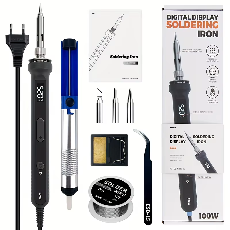 Electronics Repair Services - Kit Saldatore Digitale 100W con Temperatura
