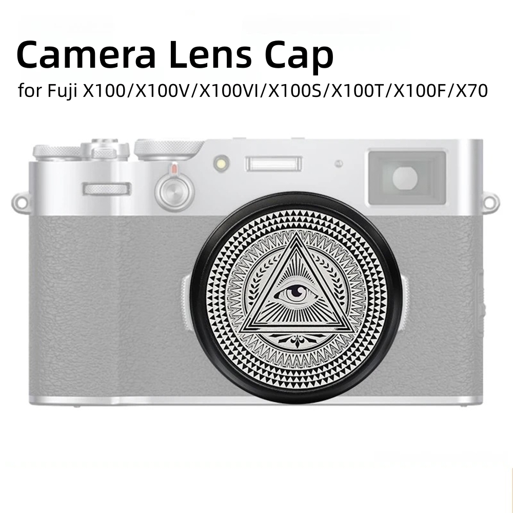 Fujifilm Camera X100Vi - Copriobiettivo Vintage in Metallo per Fotocamera,