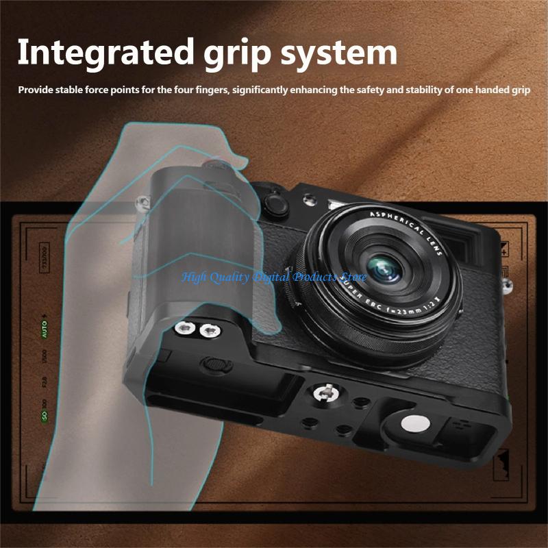 Fujifilm Camera X100Vi - U2JE Maniglia per fotocamera con staffa