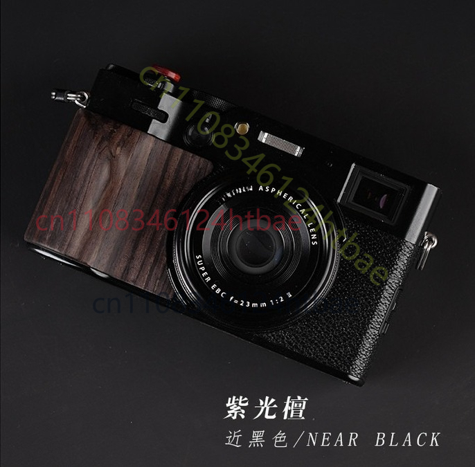Fujifilm Camera X100Vi - Impugnatura artigianale ultraleggera in legno stile