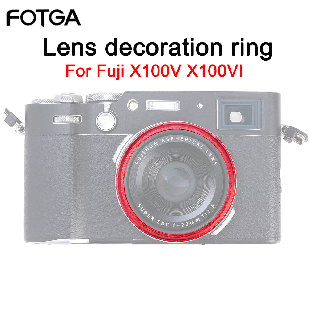 Fujifilm Camera X100Vi - FOTGA Anello Decorazione Lente Per Fuji