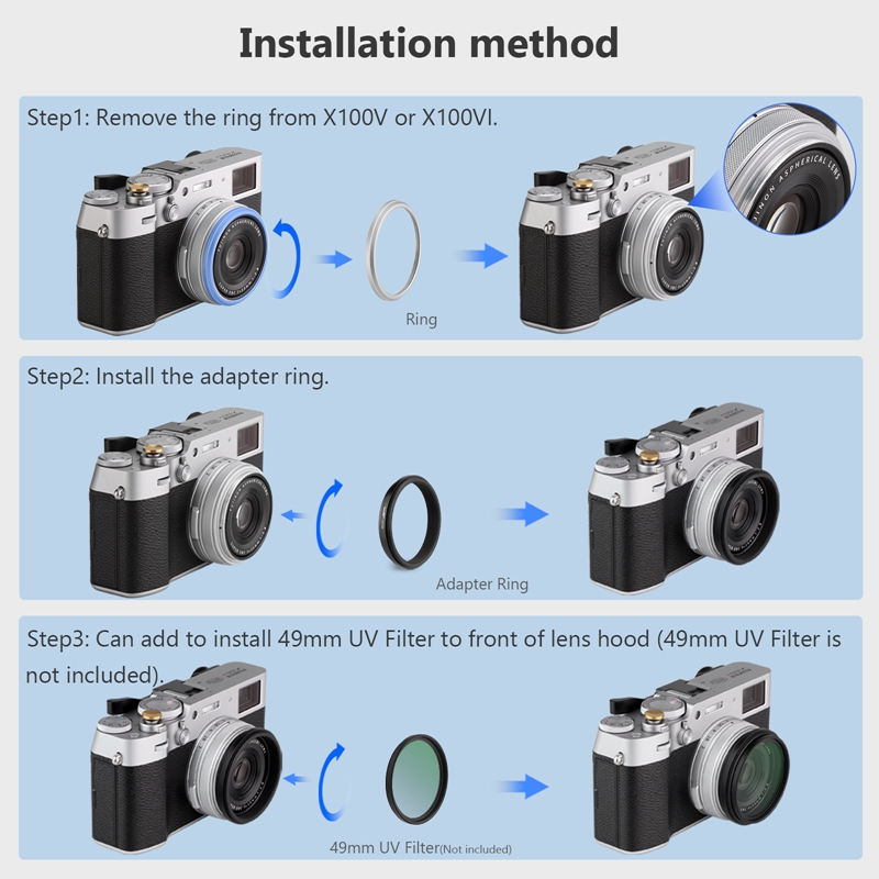 Anello Adattatore per Filtro O - Fujifilm Camera X100Vi recensione e prezzo